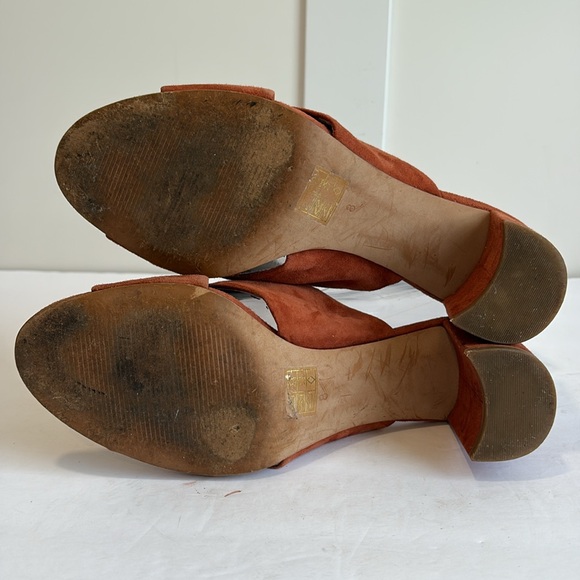 Madewell Suede Mules in Rust - Picture 7 of 13
